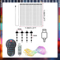 Smart LED Curtain Lights – Iluminação Inteligente com Controle por App e Sincronização Musical