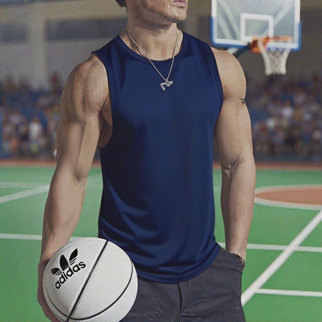 Regata Masculina de Verão para Academia – Camiseta Sem Mangas Fitness, Treino, Secagem Rápida, Musculação, Moda Masculina, Estilo Basquete