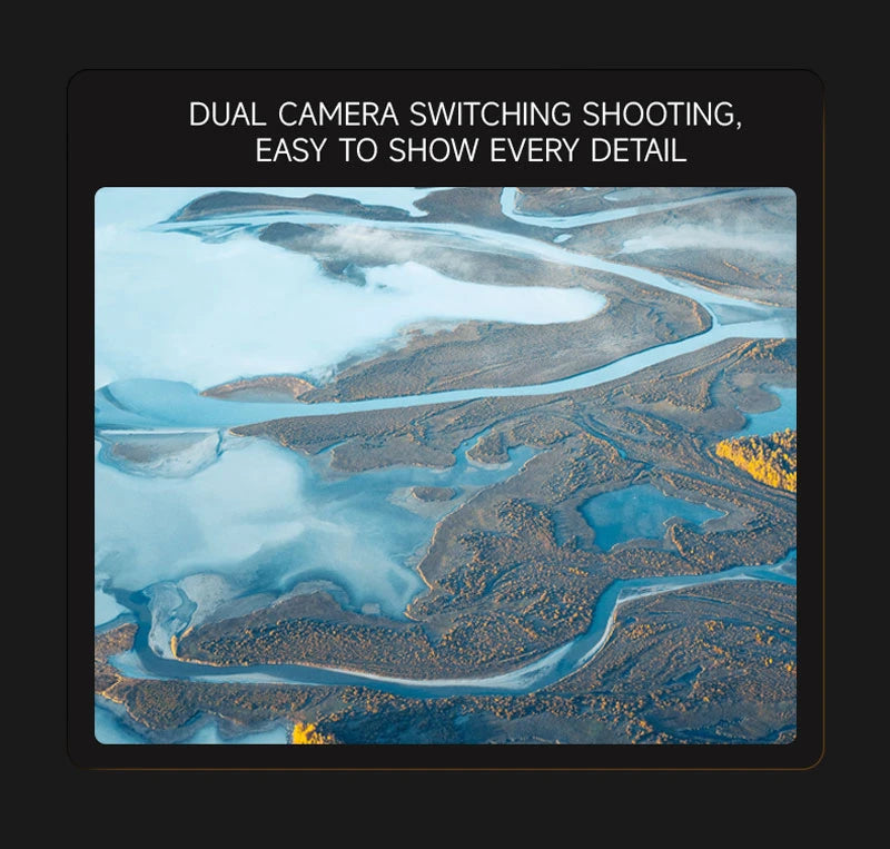 Drone S91 4K Profissional, Dupla Câmera, Quadcopter RC, Drone FPV 5G Wi-Fi, Longo Alcance, Controle Remoto