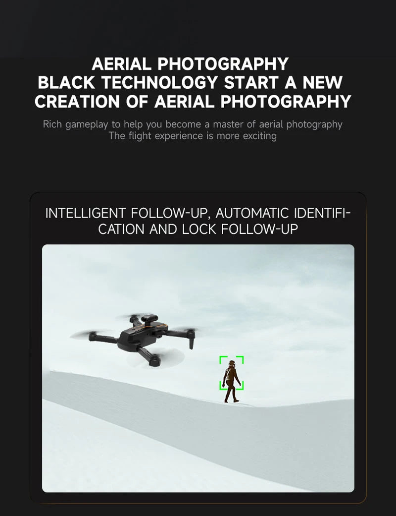 Drone S91 4K Profissional, Dupla Câmera, Quadcopter RC, Drone FPV 5G Wi-Fi, Longo Alcance, Controle Remoto