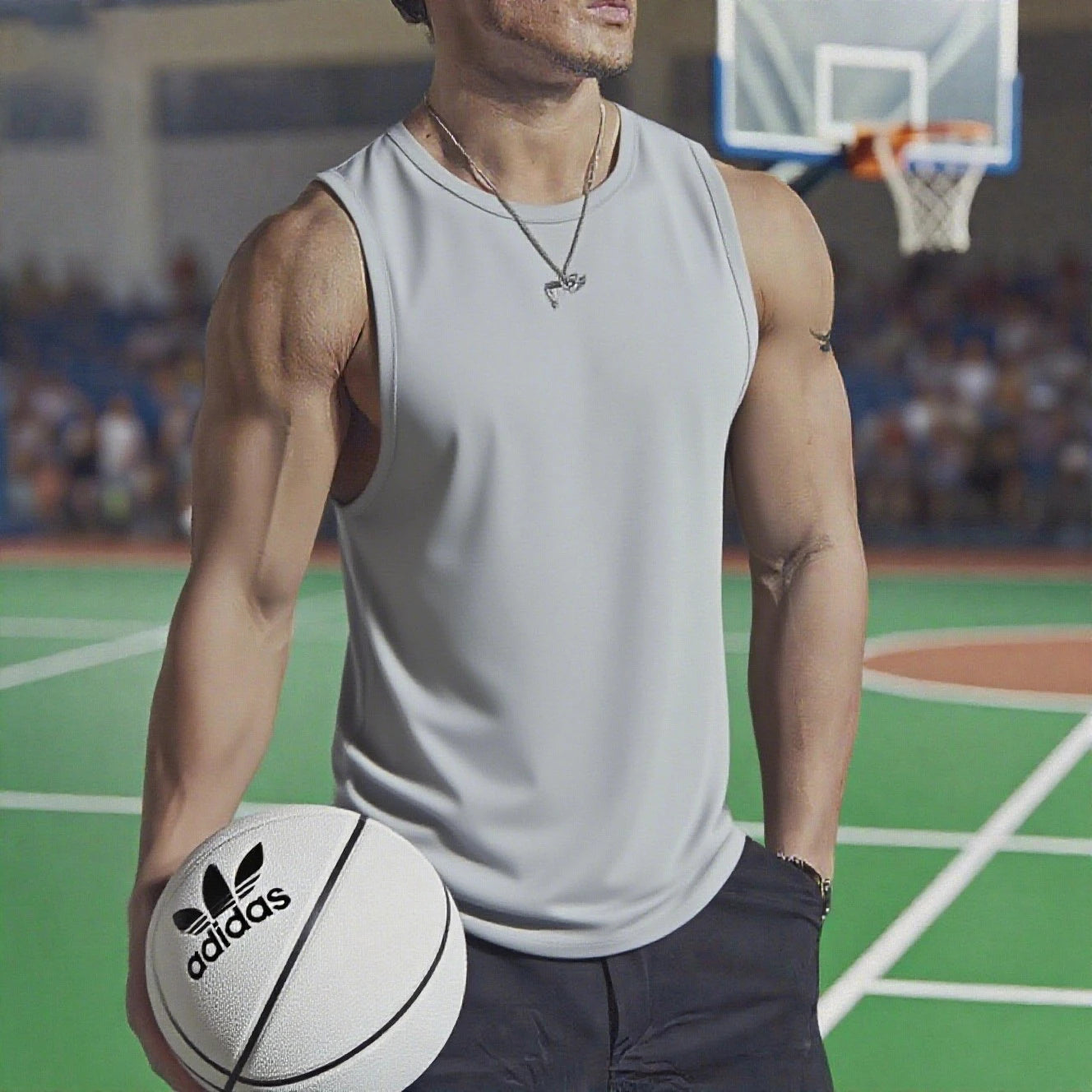 Regata Masculina de Verão para Academia – Camiseta Sem Mangas Fitness, Treino, Secagem Rápida, Musculação, Moda Masculina, Estilo Basquete