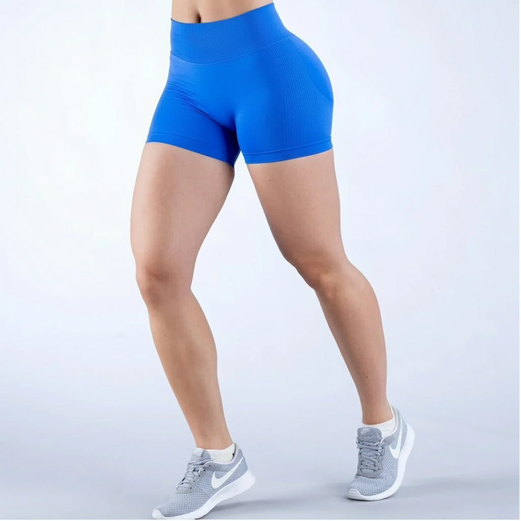 Shorts Cintura Alta — Modelo Summer Conforto, estilo e sensualidade para treinos e dia a dia! Perfeitos para corrida, academia e yoga