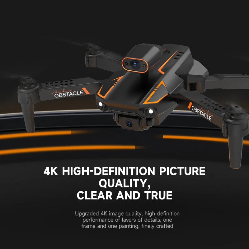 Drone S91 4K Profissional, Dupla Câmera, Quadcopter RC, Drone FPV 5G Wi-Fi, Longo Alcance, Controle Remoto