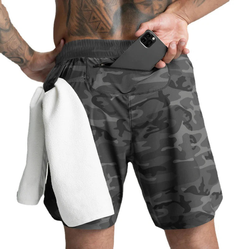 Shorts Masculino — Tecido Leve, Secagem Rápida, Cor Sólida | Ideal para Corrida, Treino e Uso Casual | Modelo Americano Confortável