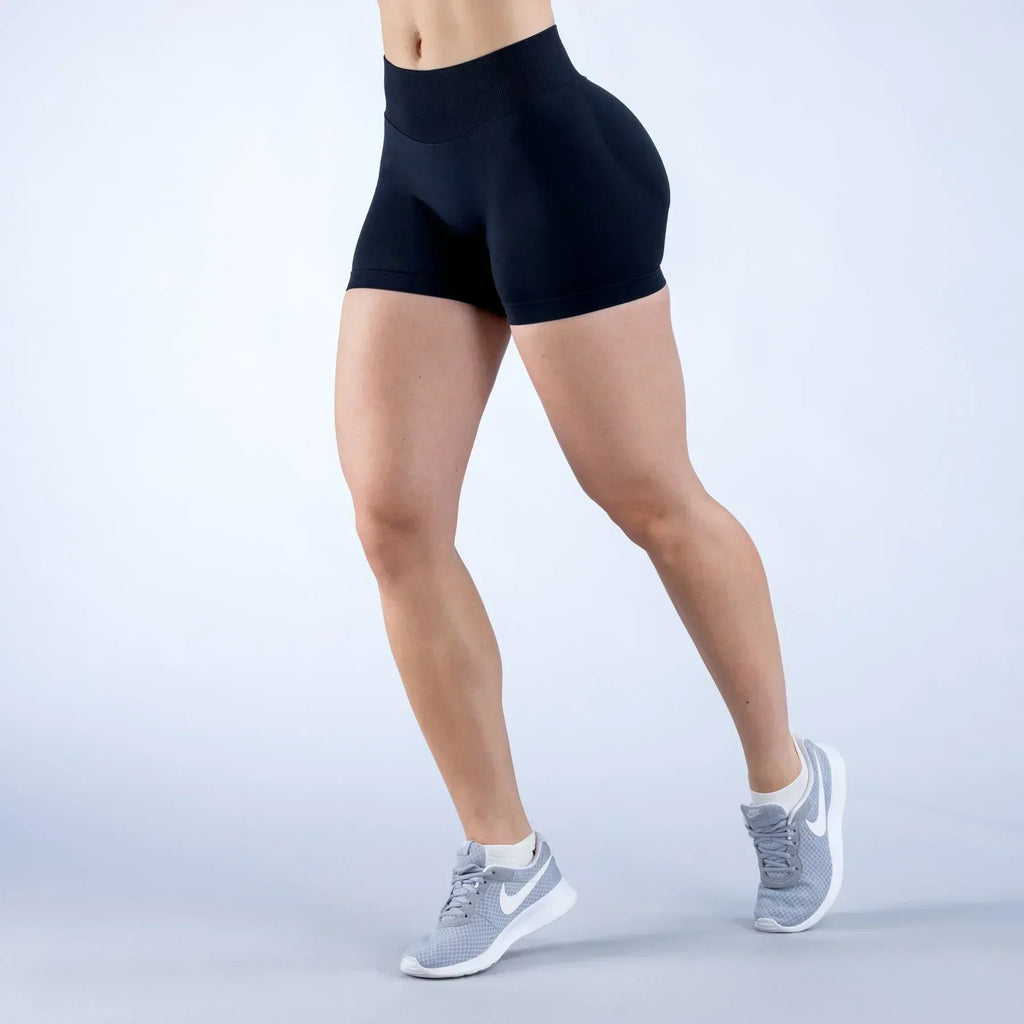 Shorts Cintura Alta — Modelo Summer Conforto, estilo e sensualidade para treinos e dia a dia! Perfeitos para corrida, academia e yoga