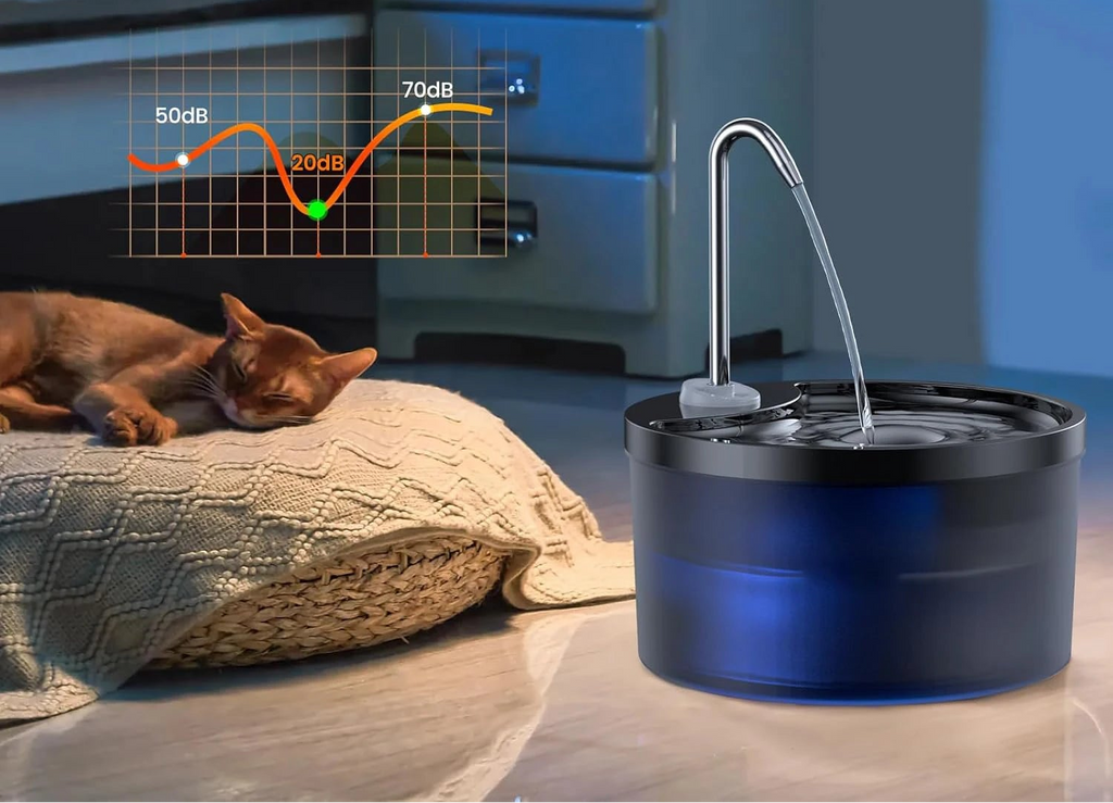 Fonte de Água para Gatos 3,2 L – Bebedouro Automático com Filtro, Dispenser para Pets, Bomba de Água Ultra Silenciosa