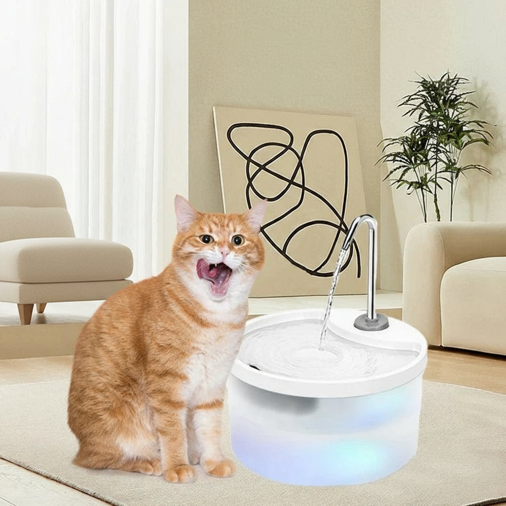 Fonte de Água para Gatos 3,2 L – Bebedouro Automático com Filtro, Dispenser para Pets, Bomba de Água Ultra Silenciosa