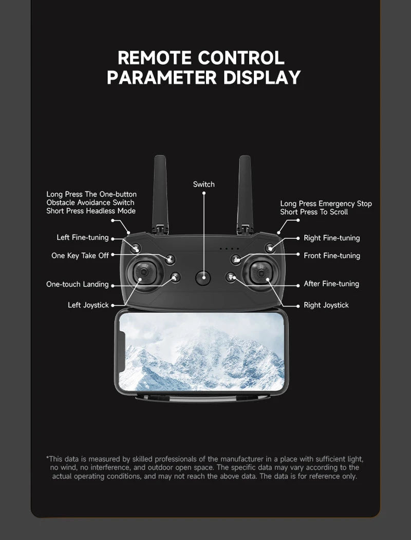 Drone S91 4K Profissional, Dupla Câmera, Quadcopter RC, Drone FPV 5G Wi-Fi, Longo Alcance, Controle Remoto